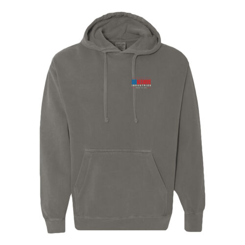 Patriotic front crest full back - Ring Spun Hooded Sweatshirt Thumbnail