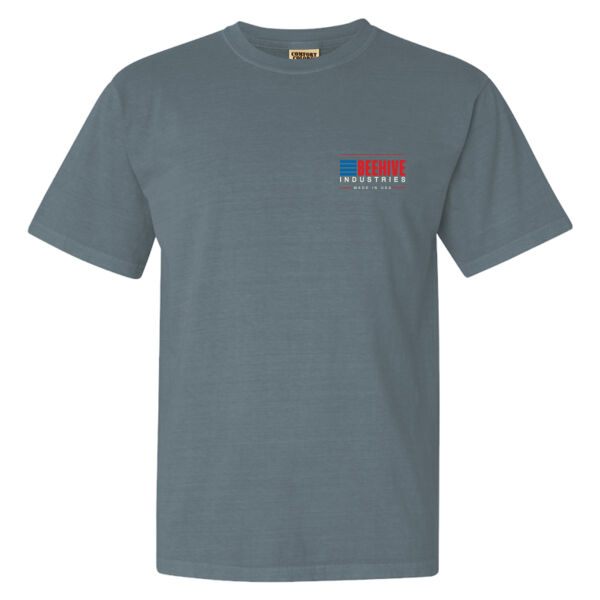 Patriotic front crest full back - Heavyweight Ring Spun Tee Thumbnail