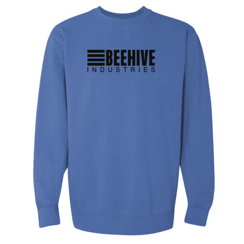 Beehive Logo Full Front Black - Ring Spun Crewneck Sweatshirt Thumbnail