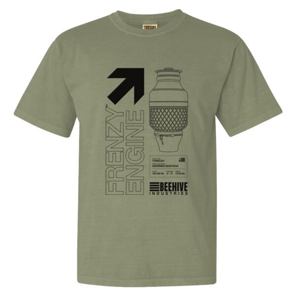 Frenzy Engine Graphic Arrow - Heavyweight Ring Spun Tee Thumbnail