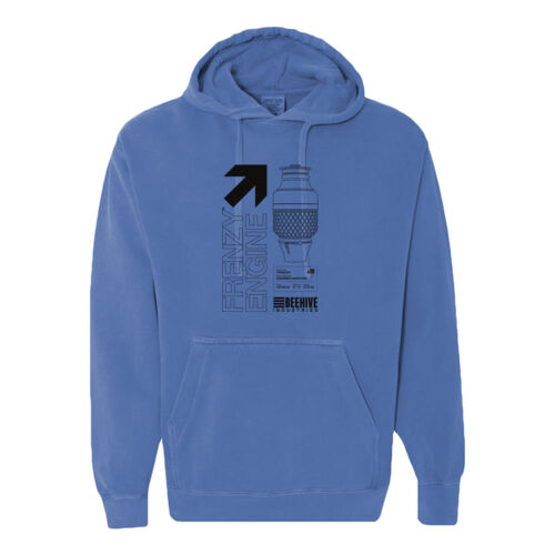 Frenzy Engine Graphic Arrow - Ring Spun Hooded Sweatshirt Thumbnail