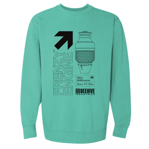 Frenzy Engine Graphic Arrow - Ring Spun Crewneck Sweatshirt Thumbnail